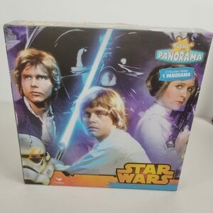 Star Wars 3 Puzzles make 1 Panorama Hans Solo Chewbacca Yoda Luke